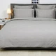 Однотонное Постельное белье Viluta Сатин Страйп 90 Двуспальный 175x210 Хлопок 100% - изображение 4