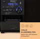Музыкальный центр Auna MC-40 DAB, FM/DAB+, Bluetooth, CD, USB, пульт - изображение 2