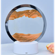 Настольная LED лампа ночник RGB Песочные часы 3D Sandscape, оранжевый песок - изображение 1