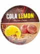 Льодяники фруктові зі смаком Кола Лимон Sweet Corner Flavoured Drops у жерстяній круглій коробці 200 г - зображення 1