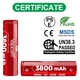 Акумулятор Vapcell F38 18650 Li-Ion 3800mAh 1шт - зображення 5