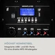 Мобільна акустична система Auna Streetstar 2.0 15 BT USB/SD/MP3 AUX (10031568) - зображення 7