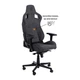Крісло ігрове GT Racer X-8005 Dark Gray - изображение 2