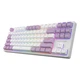 Клавіатура Hator Rockfall 2 Mecha Signature Edition USB White/White/Lilac (HTK-521-WWL) - зображення 2