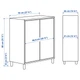 Комбинация шкафов с ножками IKEA ЭКЕТ, темно-серый, дерево, 70x35x80 см, 393.880.00 - изображение 6