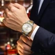 Мужские часы Curren 9090 Silver-Gold-Silver - изображение 3