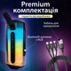 Портативна колонка SmartX Pulse 5 BT/TF/FM/AUX/USB з підсвіткою 8 Вт, чорна - зображення 5