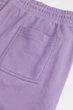 Шорты с карманами с двунитки для мужчины H&M 1035537-015 XL Фиолетовый - изображение 2