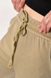 Штаны женские бежевого цвета Ласточка размер 3XL/4XL (175712) - изображение 4