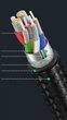 Кабель CABLETIME USB Type A - USB Type C 5V/3A быстрая зарядка 1 м Black (CA40H) - изображение 2