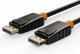 Кабель CABLETIME DisplayPort v1.2 4K 60 Hz, 2K 144 Hz 1 м Black (CD21H) - изображение 2