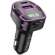 FM-трансмітер модулятор XO BCC12 BT/MP3/USB/Type-C/3.1A Car Charger зі швидким заряджанням для телефону - зображення 1