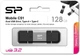 Флеш накопитель 2-в-1 SILICON POWER Mobile C51 128 ГБ - usb3.2 + TypeC - изображение 4
