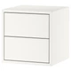Шкаф IKEA ЭКЕТ, 2 ящика, белый, 35x35x35 см, 304.289.15 - изображение 1