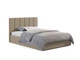 Ліжко полуторне з підйомним механізмом 140x200 Line Beige Viorina-Deko Бежевий (каркас з ламелями/без матраца) (ЛДСП/тканина) - зображення 1