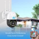 Уличная камера видеонаблюдения 1080p C15 4G ptz camera управляемая через приложение - изображение 5