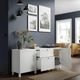 Модуль для зберігання із шухлядами IKEA BESTÅ БЕСТО, білий, HANVIKEN ХАНВІКЕН, жертва біла, 180x42x74 см, - изображение 2