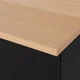 Комбинация для хранения с дверцами IKEA БЕСТО, черно-коричневый, ЛАППВИКЕН, Черно-коричневый упрямец, - изображение 3