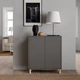 Комбинация шкафов с ножками IKEA ЭКЕТ, темно-серый, дерево, 70x35x80 см, 393.880.00 - изображение 3