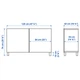 Комбинация с дверцами IKEA BESTÅ Упрямый под беленый дуб, 120x42x74 292.098.29 - изображение 7