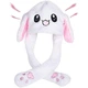 Світна шапка Pikachu toys soft toys with led з рухомими вушками Біла - зображення 1