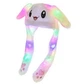 Світна шапка Pikachu toys soft toys with led з рухомими вушками Біла - зображення 3