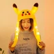 Шапка светящаяся с двигающимися ушами Пикачу Pikachu желтая - изображение 8