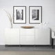 Модуль для зберігання із шухлядами IKEA BESTÅ БІСТО, білий, 094.259.28 - зображення 2