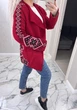 Fashions • Жіночий кардиган Крістіна Fashions 44-52 червоний (4141/а-гу) - зображення 8