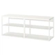 Відкрита шафа для книг IKEA PLATSA ПЛАТСА, білий, 160х40х63 см, 493.252.86 - изображение 1