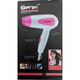 Дорожный фен Gemei GM-1756 Pink с мощностью 1200 Вт и складной ручкой для удобства хранения - изображение 3