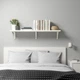 Полиця навісна IKEA BERGSHULT/SANDSHULT, білий, осика біла, 120х30 см, 393.260.26 - зображення 3