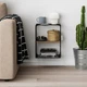 Полиця навісна IKEA GULLHULT, чорний, сосна патина, 30х40 см, 804.177.35 - изображение 5