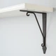 Полиця навісна IKEA BERGSHULT / KROKSHULT, білий, антрацит, 80х20 см, 193.260.70 - изображение 4