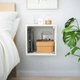 Настенный шкаф IKEA ЭКЕТ, застеклить дверь, белый, 35x35x35 см, 593.363.74 - изображение 2