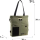 Сумка-рюкзак Kite 38x36x7 см Хаки (K24-586-1) - изображение 2