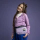 Сумка-бананка Kite teens 17.5x28x5 см Сіро-фіолетова (K24-2771-1) - зображення 10
