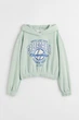 Кофта худі H&M пд9122 м'ятна 158-164 - изображение 1