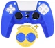 Защитный силиконовый чехол Full Blue для геймпада Sony DualSense (PS5) + в подарок накладки на стики [425940120] - изображение 1