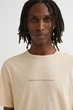 Футболка прямого кроя для мужчины H&M 1099592-001 S Бежевый - изображение 7