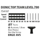 Ракетка для настольного тенниса Donic Top Team 700 (Оригинал) 754197 - изображение 6