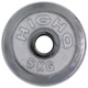 Диск для штанги 5кг металлический хромированный для штанги Highq Sport 1802-5 1шт диаметр 52мм - изображение 2