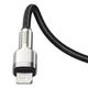 Кабель Baseus Cafule Metal Cable Type-C to Lightning Power Delivery 20W 2.4А 2м (CATLJK-B01) Black - изображение 6