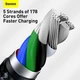 Кабель Baseus Cafule Metal Cable Type-C to Lightning Power Delivery 20W 2.4А 2м (CATLJK-B01) Black - изображение 13