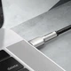 Кабель Baseus Cafule Metal Cable Type-C to Type-C 100W 20V 5A 2м (CATJK-D01) Black - изображение 8