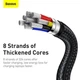 Кабель Baseus Cafule Metal Cable Type-C to Type-C 100W 20V 5A 2м (CATJK-D01) Black - изображение 13