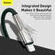 Кабель Baseus Cafule Metal Cable Type-C to Lightning Power Delivery 20W 2.4А 1м (CATLJK-A06) Green - изображение 11