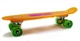 Детский пластиковый пенниборд скейтборд Penny Board Crystal Orange с музыкой и светящимися колесами до 85 кг - изображение 4