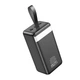 Павербанк Hoco DB31 60000 mah 10.5W 2.1A Power Bank Чорний - зображення 2