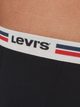 Набір трусів шорти чоловічий 2 шт Levi's Logo Boxer Brief Org 2P 7012228430050 M Сірий/Чорний (8720245438001) - зображення 5